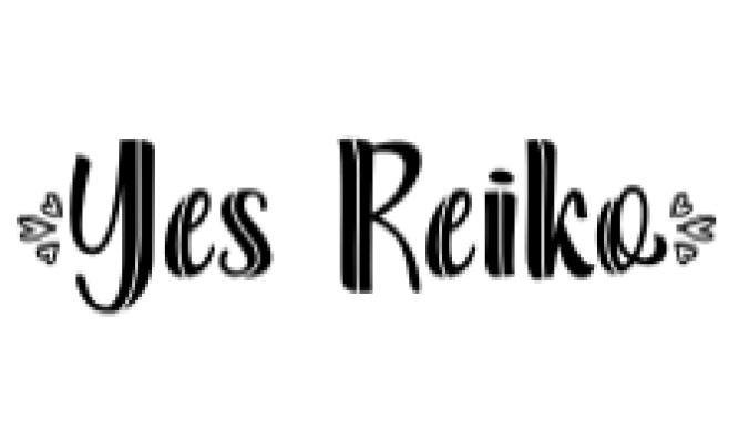 Yes Reiko Font Preview