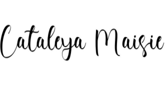 Cataleya Maisie Font Preview
