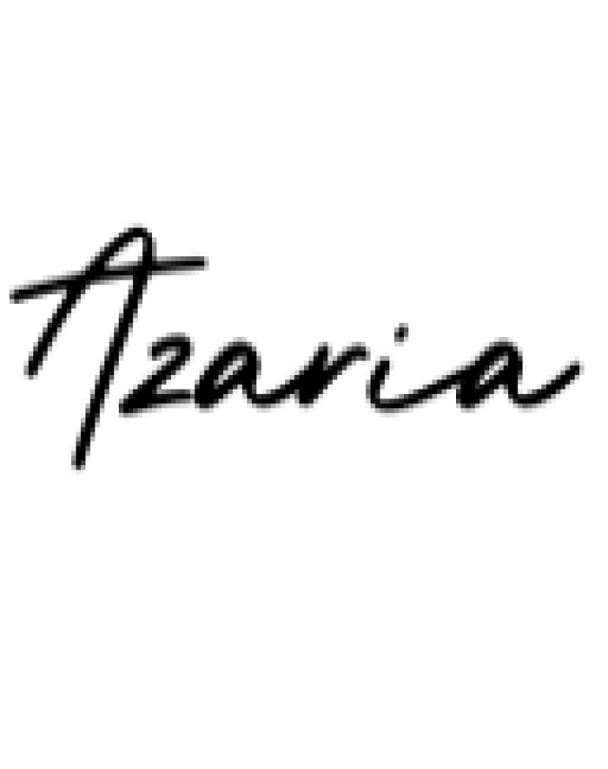 Azaria Font Preview