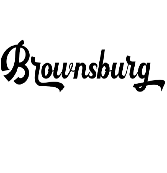 Brownsburg Font Preview