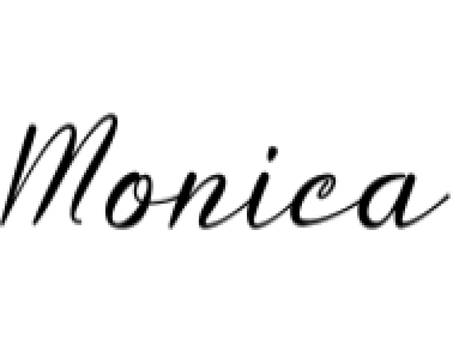 Monica Font Preview