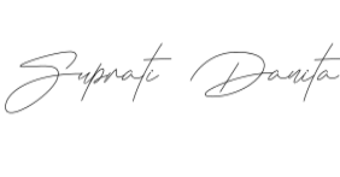 Suprati Danita Font Preview