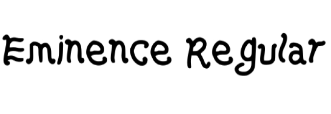 Eminence Font Preview