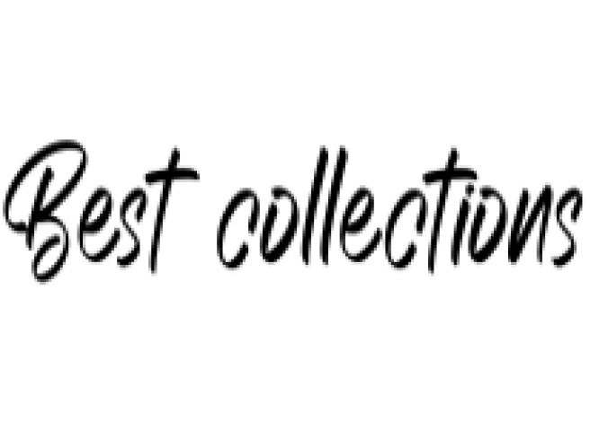 Best Collections Font Preview