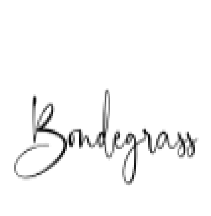 Bondegrass Script Font Preview