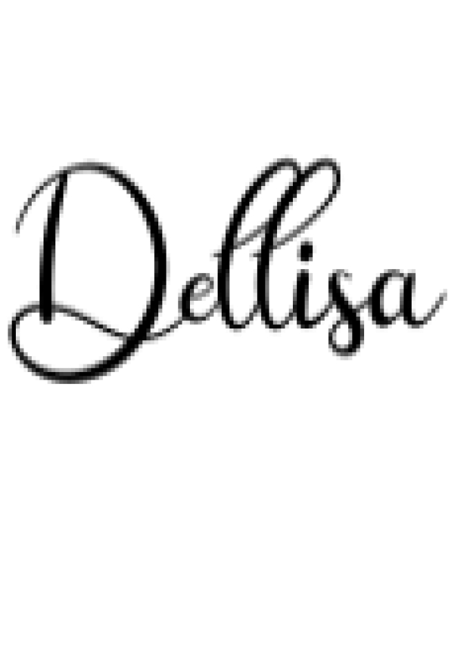 Dellisa Font Preview