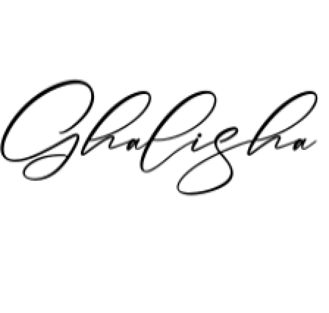 Ghalisha Font Preview