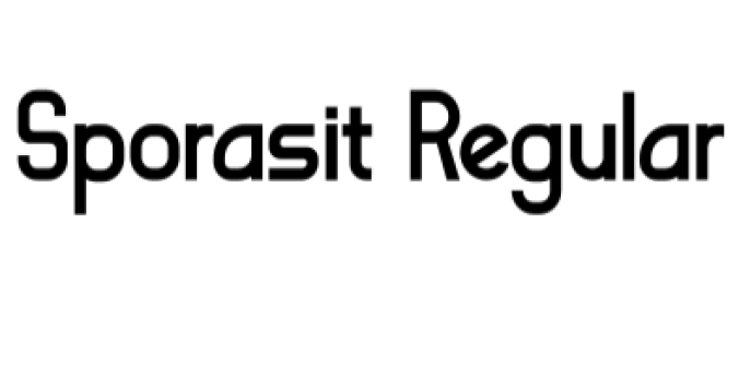Sporasit Font Preview