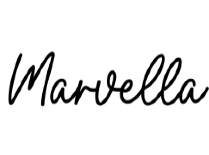 Marvella Font Preview