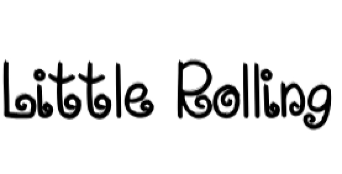 Little Rolling Font Preview