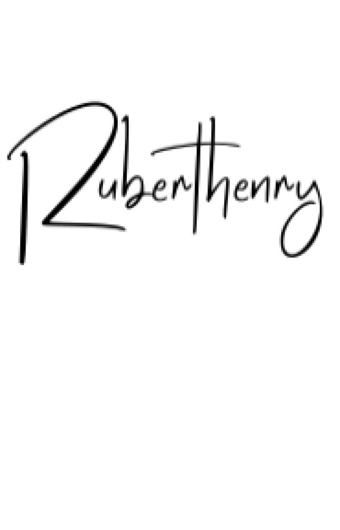 Ruberthenry Font Preview