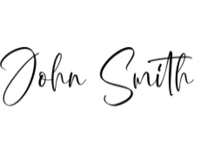 John Smith Font Preview