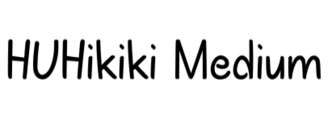 Hikiki Font Preview