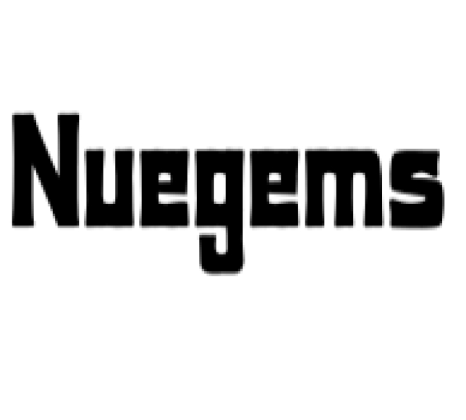 Nuegems Font Preview