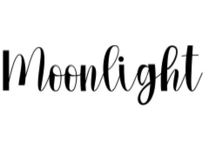 Moonlight Font Preview