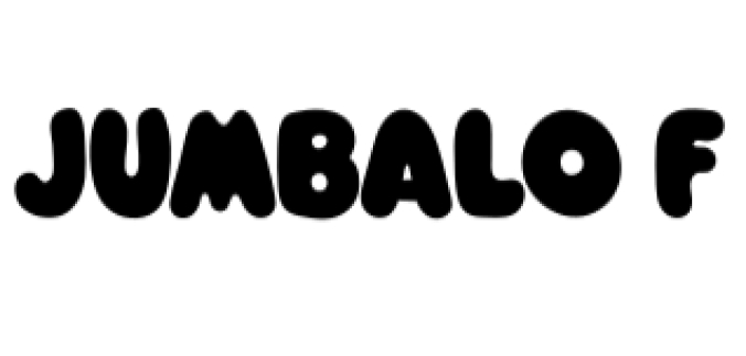 Jumablo Font Preview