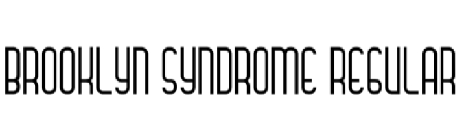 Brooklyn Syndrome Font Preview