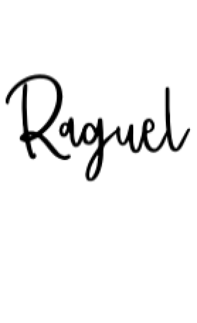 Raguel Font Preview