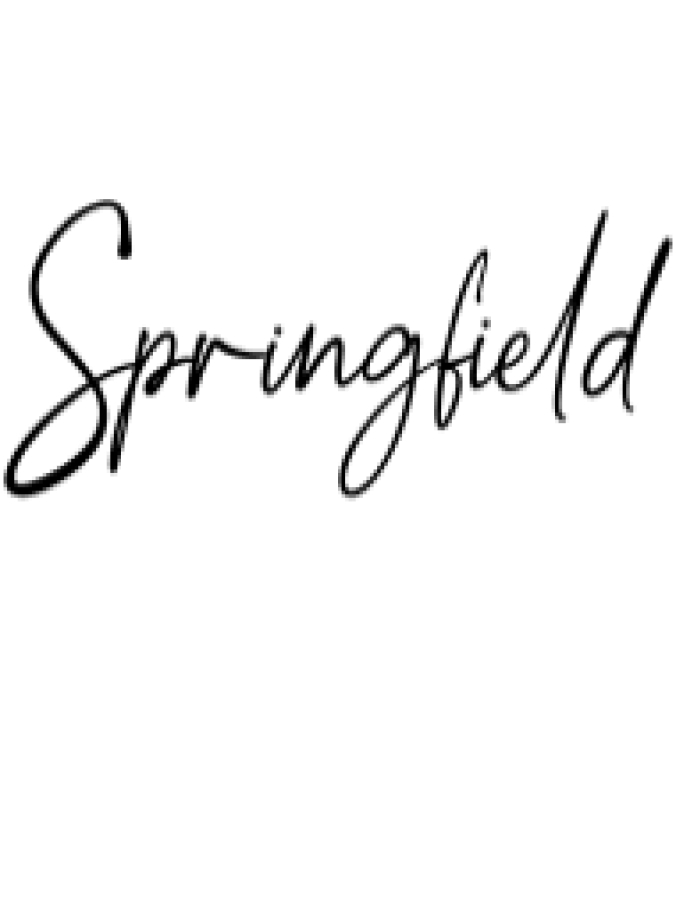 Springfield Font Preview