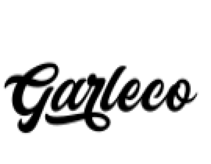 Garleco Font Preview
