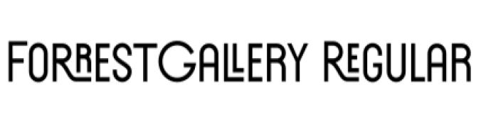 Forrest Gallery Font Preview