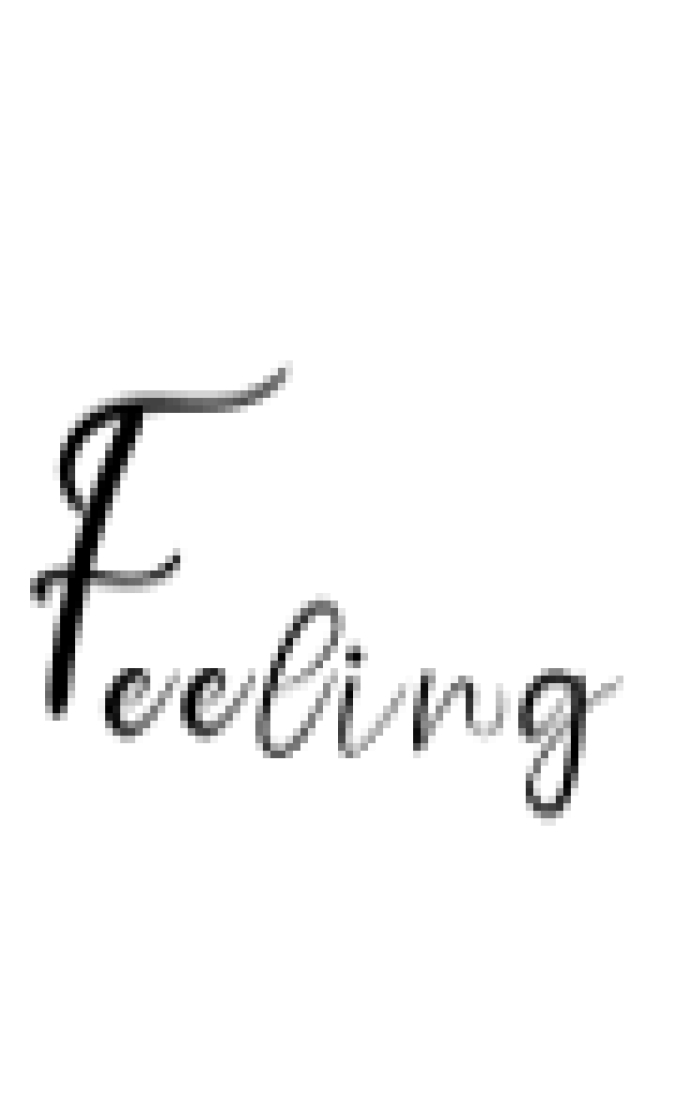 Feeling Font Preview