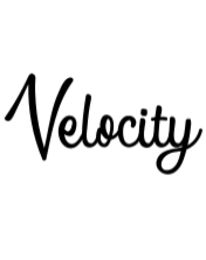 Velocity Font Preview