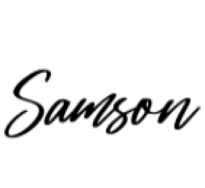 Samson Font Preview