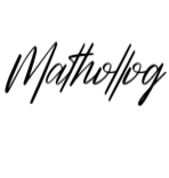 Mathollog Font Preview
