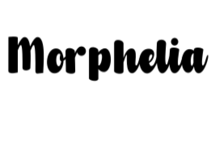 Morphelia Font Preview