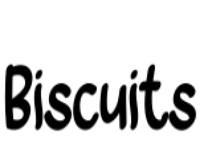 Biscuits Font Preview