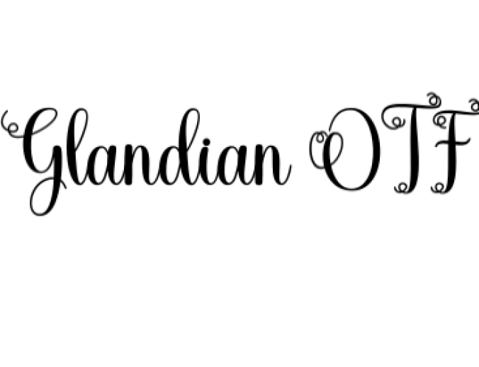 Glandian Font Preview