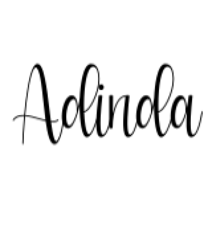 Adinda Font Preview