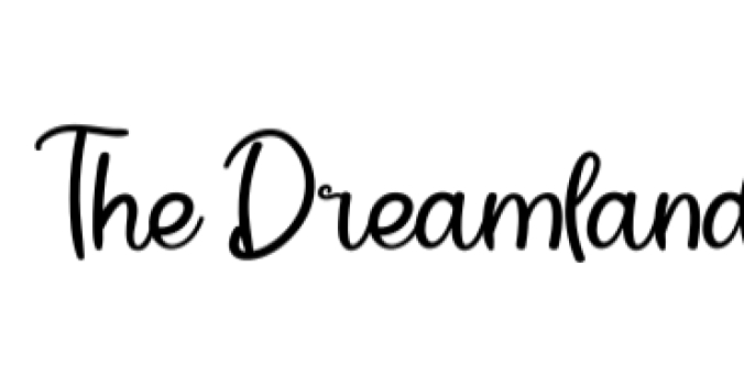 The Dreamland Font Preview