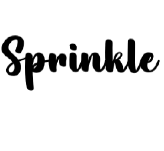 Sprinkle Font Preview