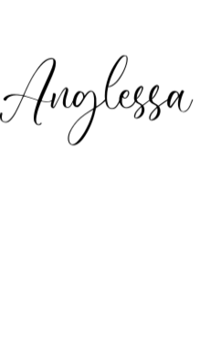 Anglessa Font Preview