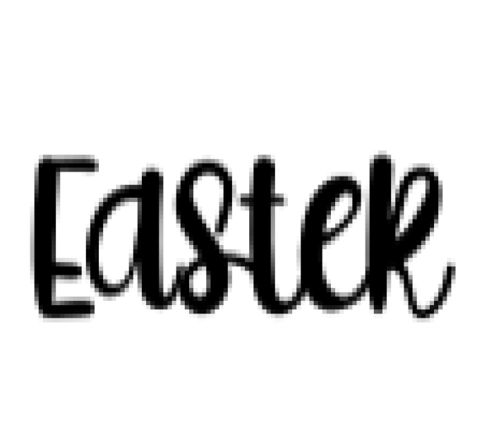 Easter Font Preview