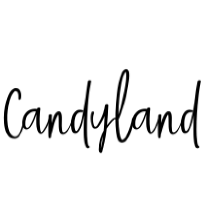 Candyland Font Preview