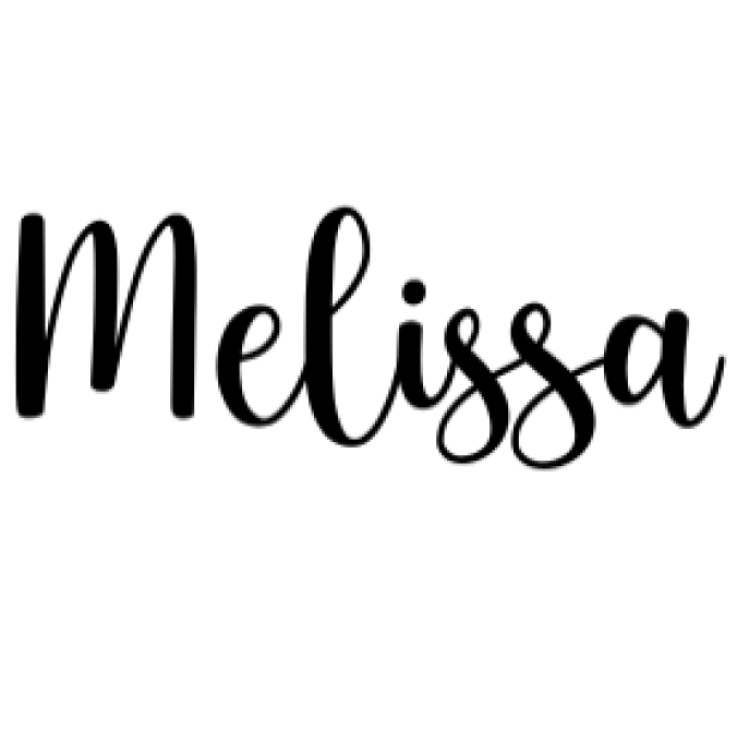 Melissa Font Preview