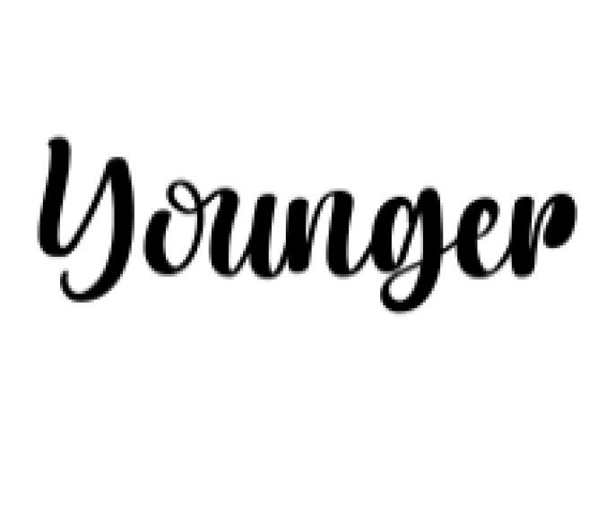 Younger Font Preview