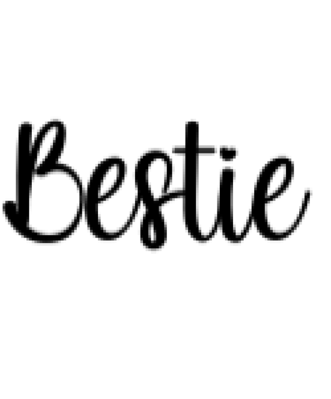 Bestie Font Preview