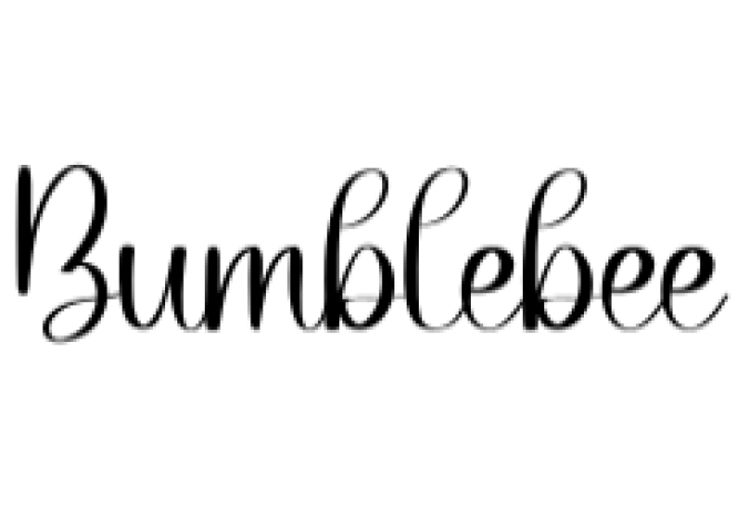 Bumblebee Font Preview