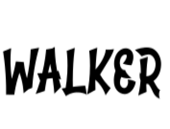Walker Font Preview