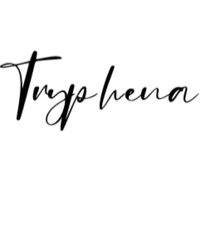 Tryphena Font Preview