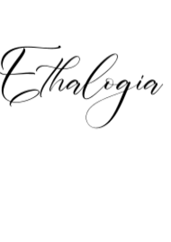Ethalogia Font Preview