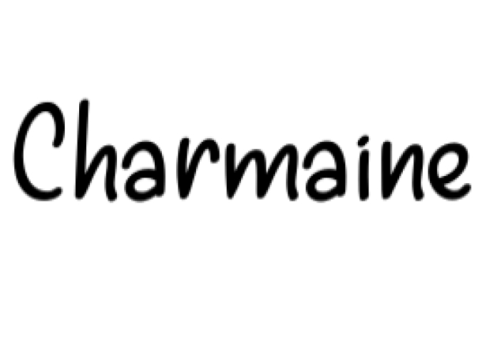 Charmaine Font Preview