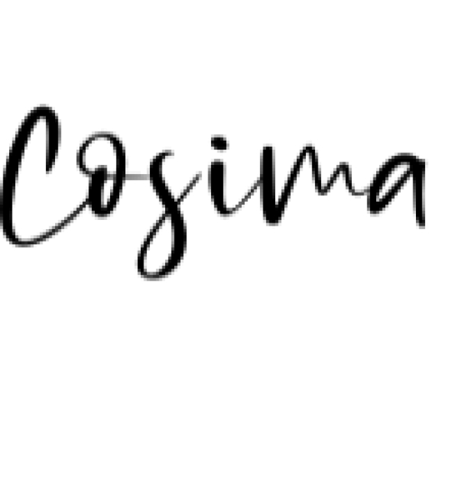 Cosima Font Preview