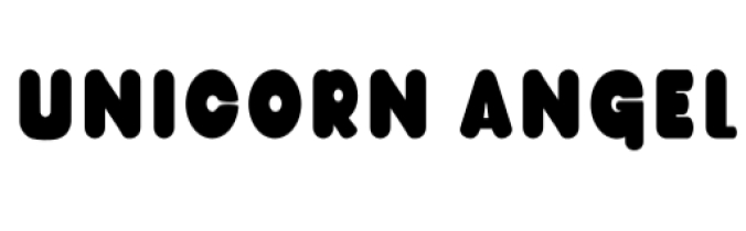 Unicorn Angel Font Preview