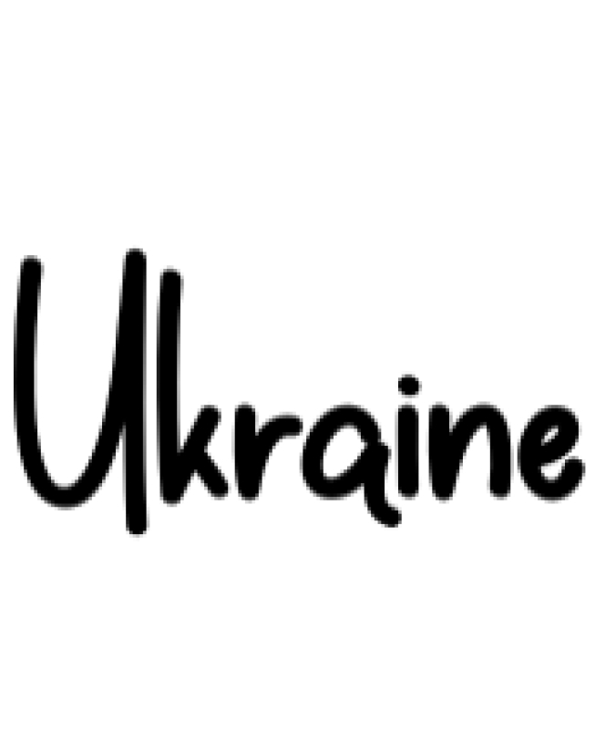 Ukraine Font Preview