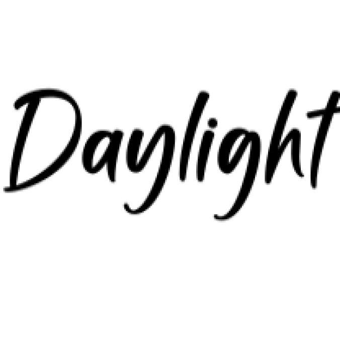 Daylight Font Preview